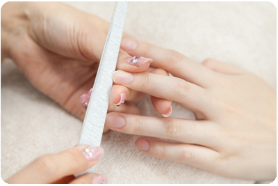 ネイル施術の流れ